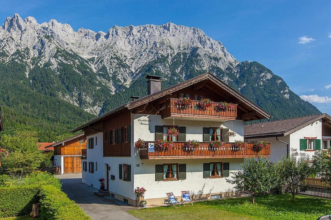 Landhaus Braun Apartment Mittenwald Luaran gambar